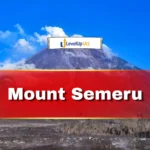 Mount Semeru, A Volcanic Mountain