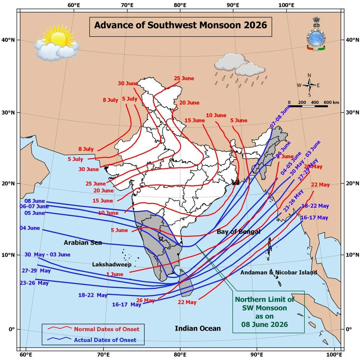 Monsoon Pattern In India