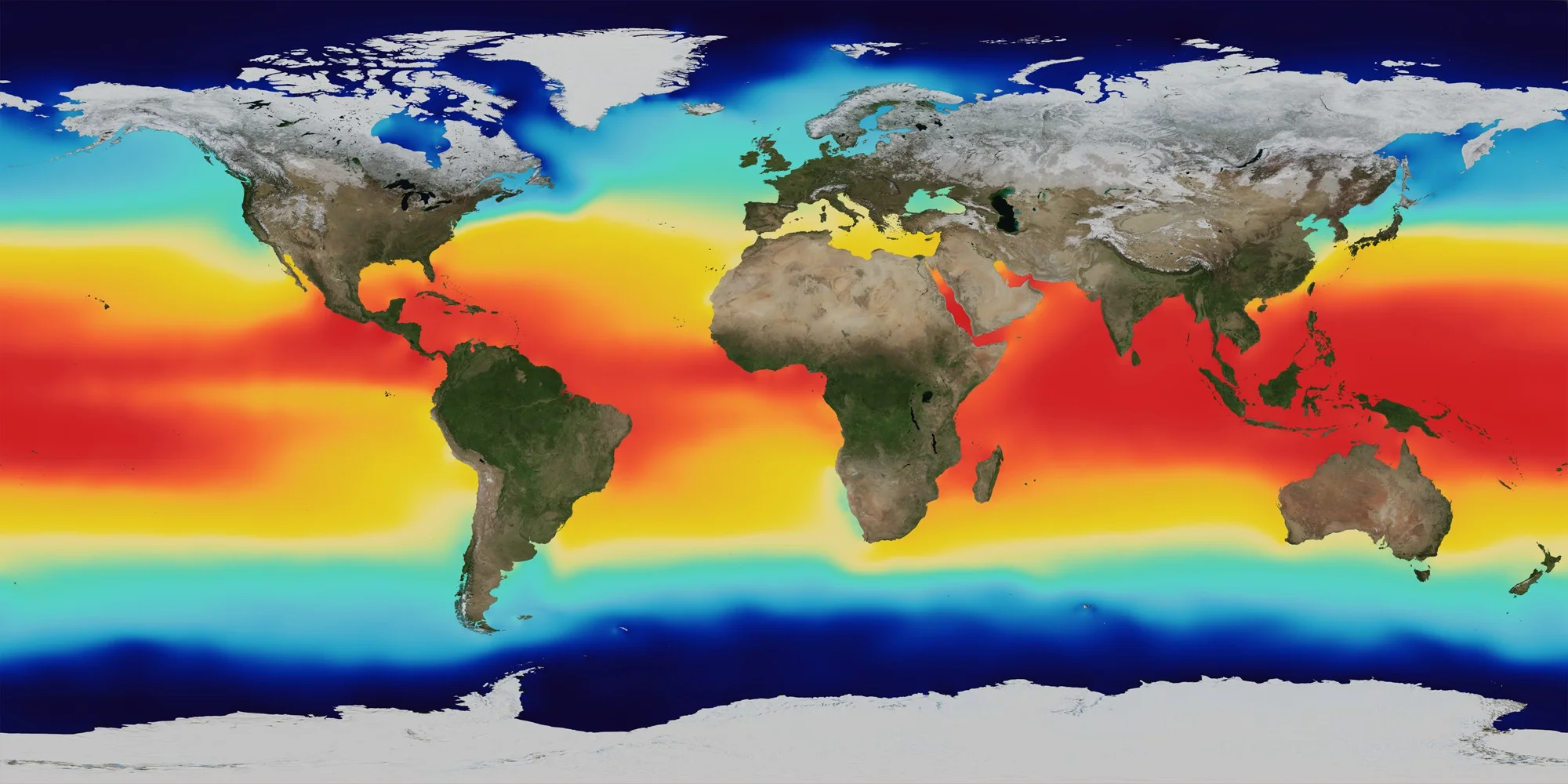 Horizontal Distribution of Ocean Temperature