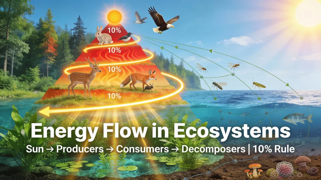 Energy Flow in Ecosystem: Food Chain & Food Web