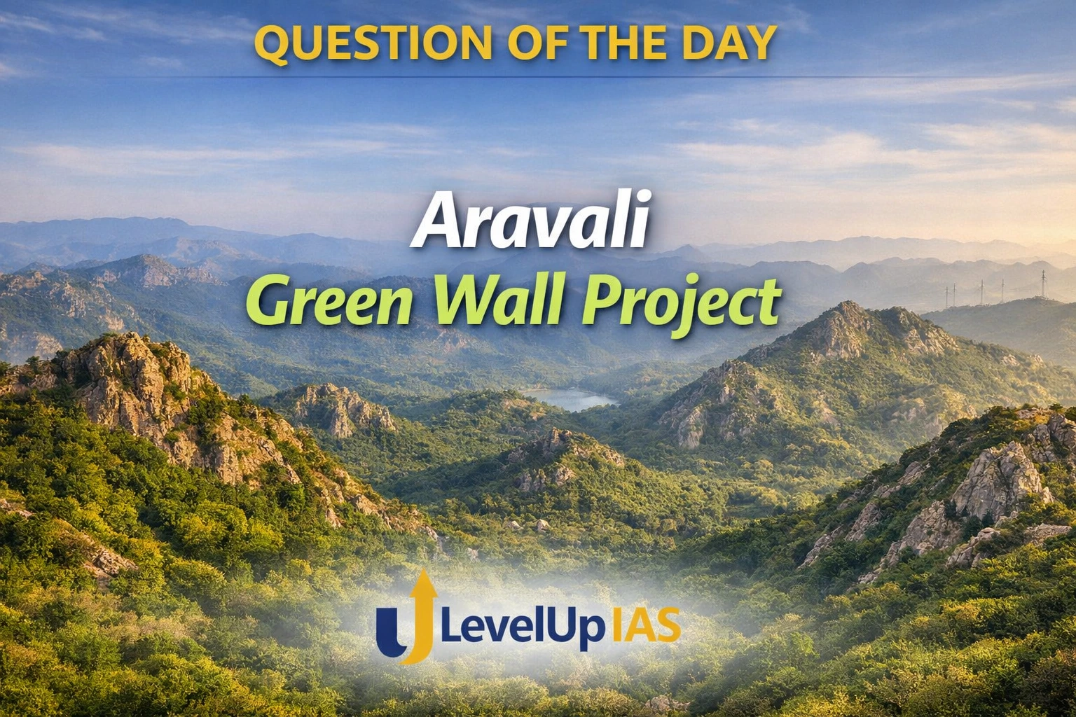 Question of the Day – Aravali green wall project