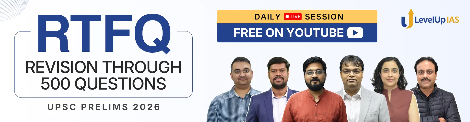RTFQ 2026 — Revision Through 500 Questions for UPSC Prelims