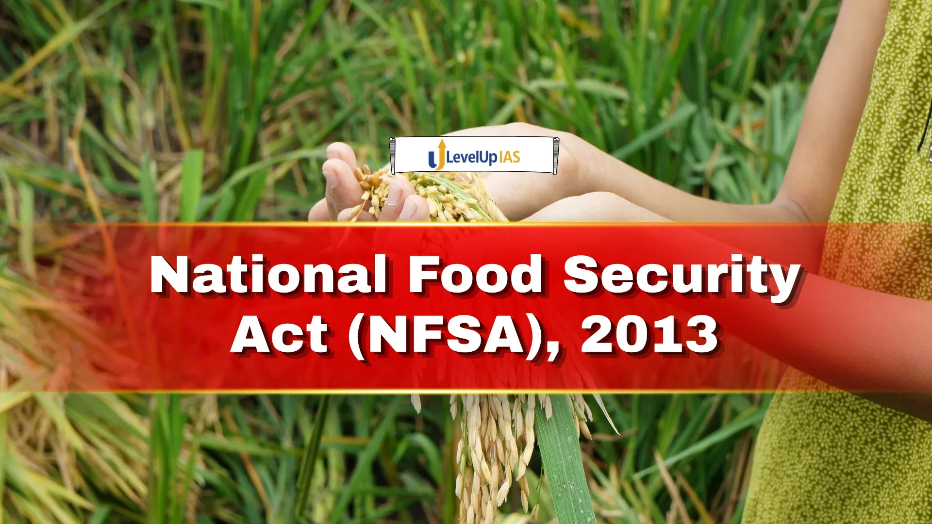 National Food Security Act (NFSA), 2013