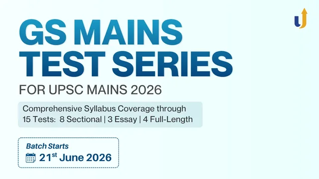 GS Mains Test Series 2026