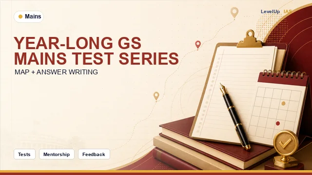 Year-long GS Mains Test Series (MAP)