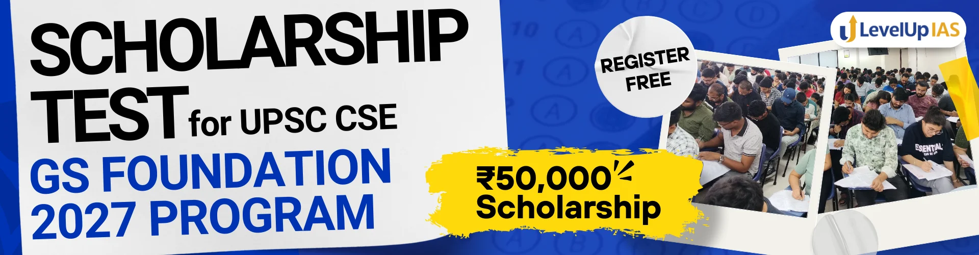 Scholarship Test for UPSC CSE GS Foundation 2027