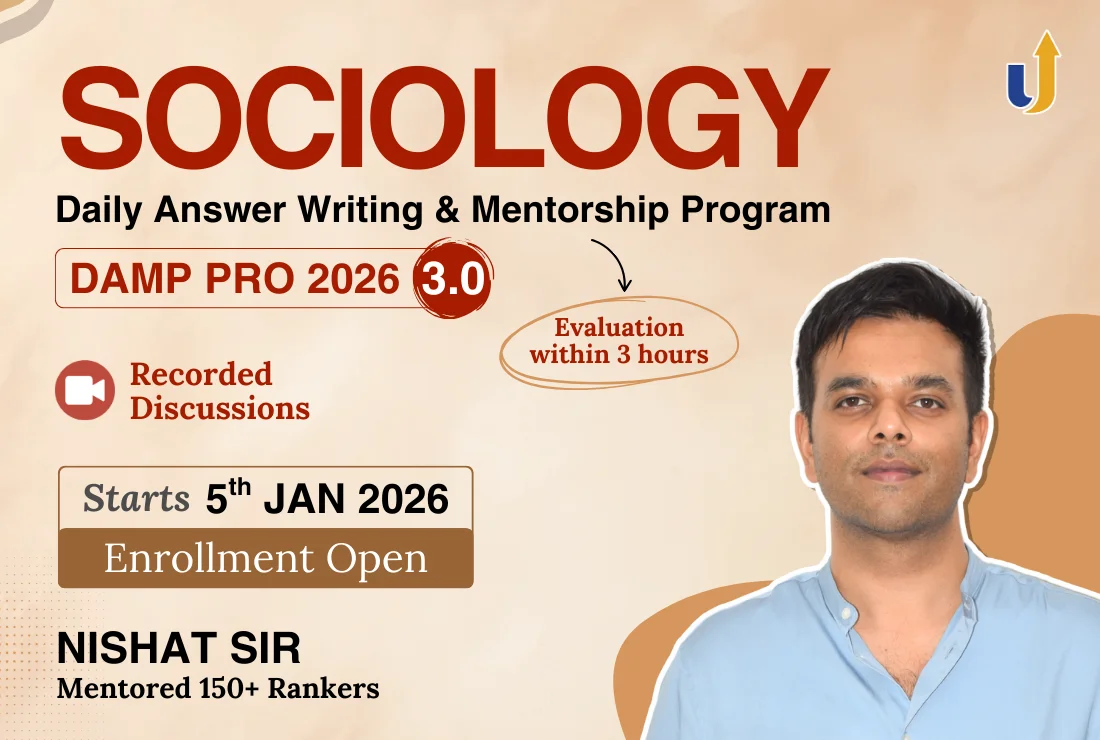 DAMP Sociology 2026 daily answer writing and mentorship program