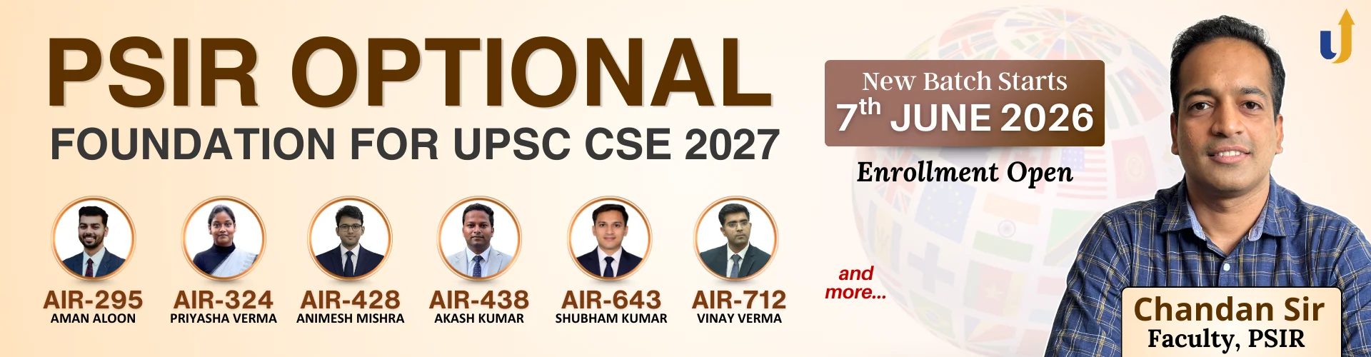 PSIR Optional Foundation Batch 2027 by Chandan Kumar Sir