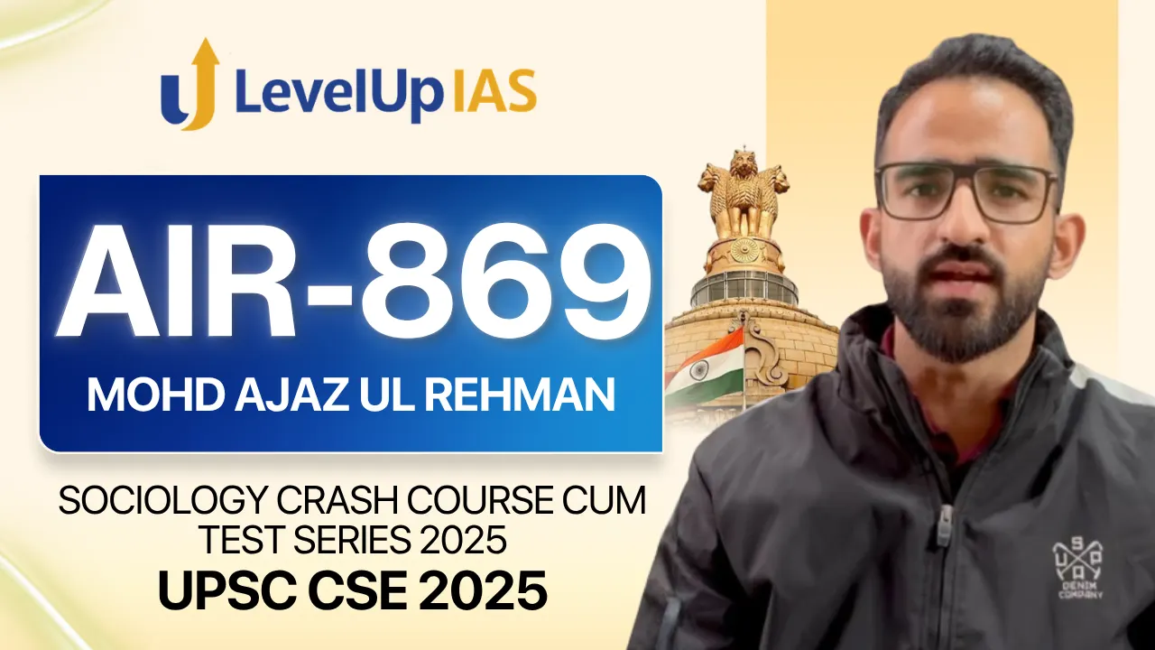 AIR 869 Sociology topper testimonial