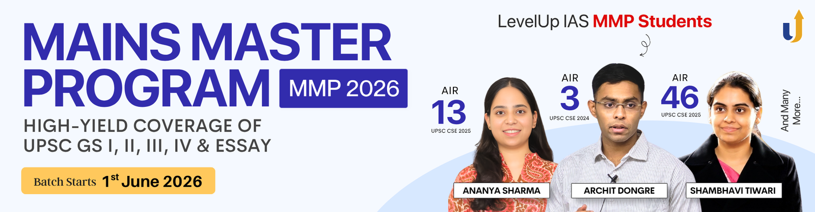 Mains Master Program MMP 2026 by LevelUp IAS