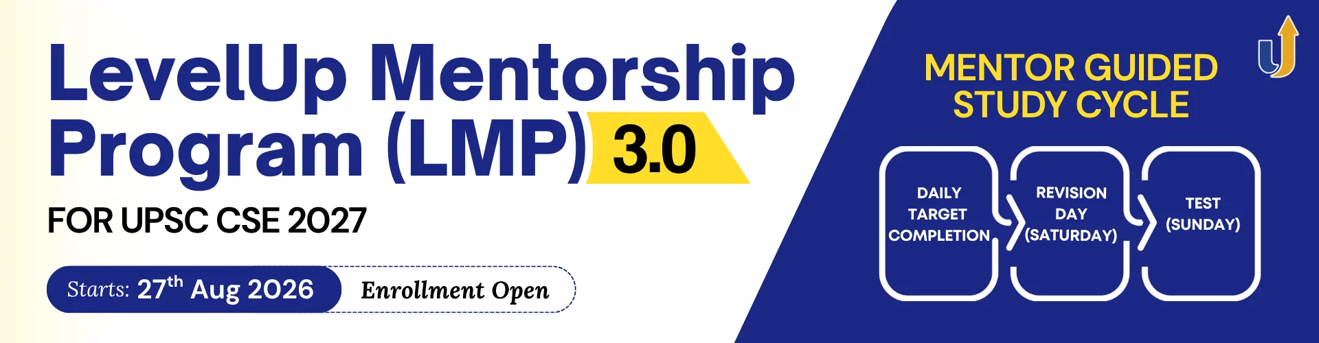 LevelUp Mentorship Program 2027 Slider