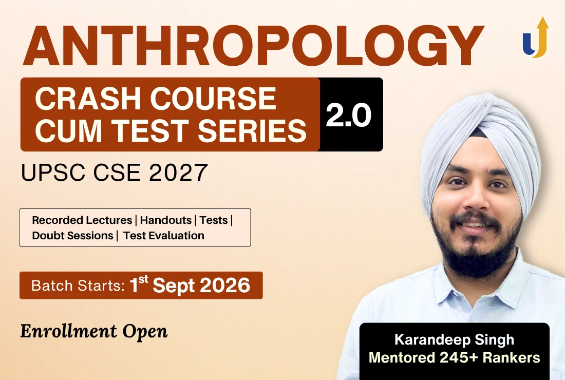 Anthropology Optional Crash Course & Test Series 2027