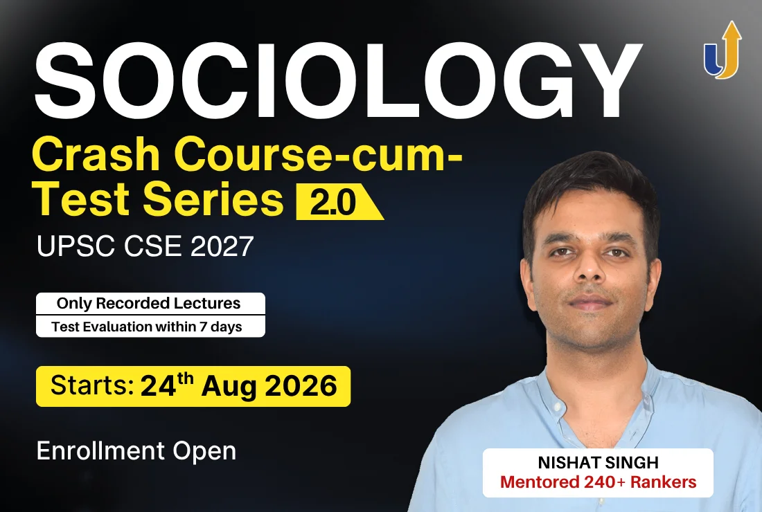 Sociology Optional Crash Course & Test Series 2027