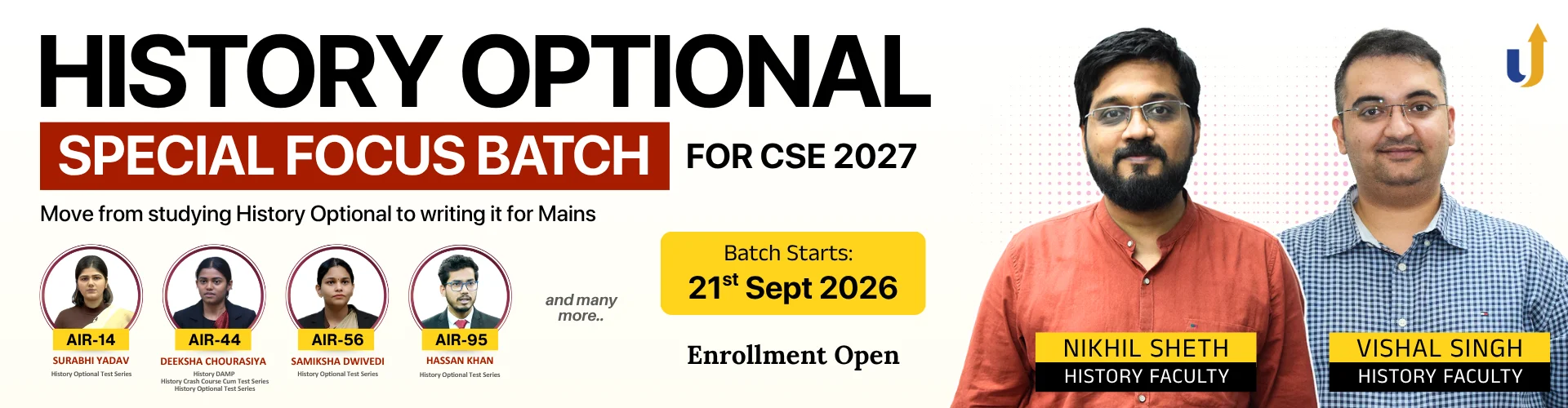 History Optional Special Focus Batch 2026–27 — LevelUp IAS