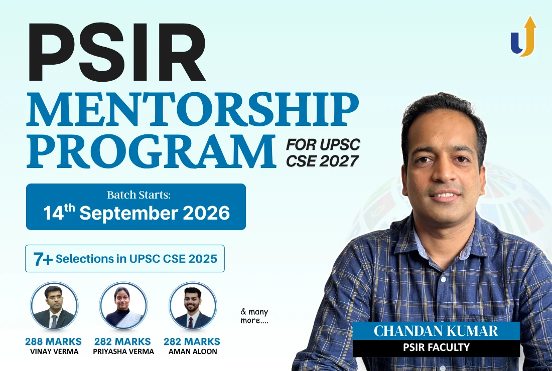 UPSC PSIR Mentorship Program 2027