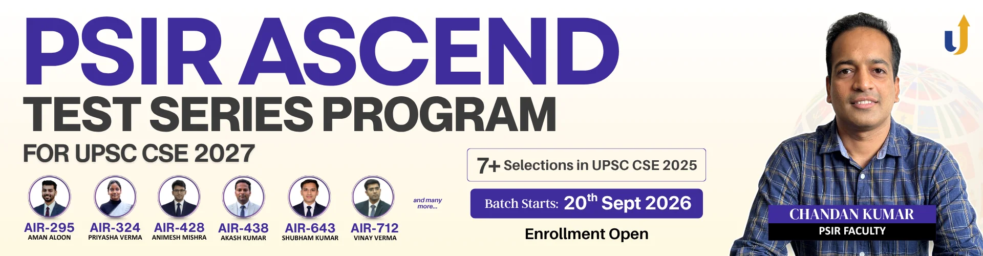 PSIR Ascend Test Series Program 2027 — LevelUp IAS