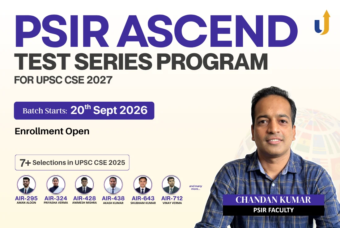 PSIR Ascend Test Series Program 2027