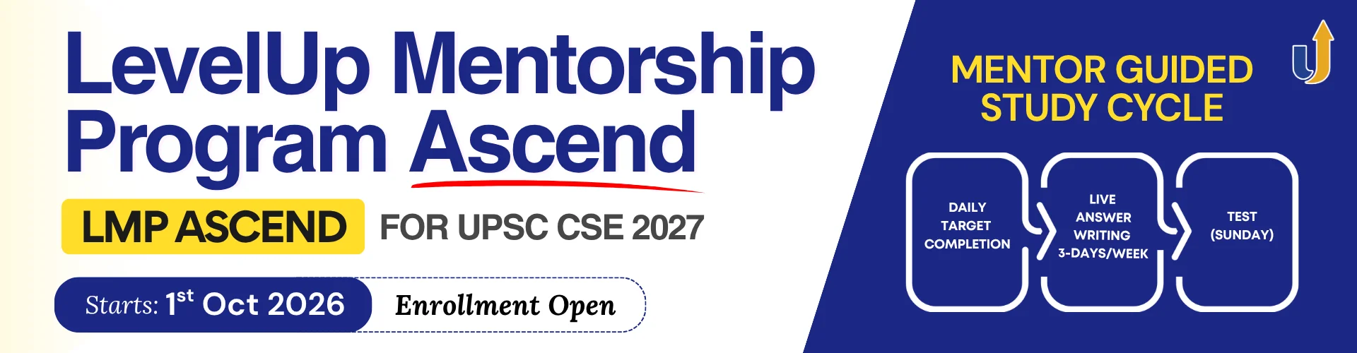 LevelUp Mentorship Program Ascend (LMP Ascend) 2027 — LevelUp IAS