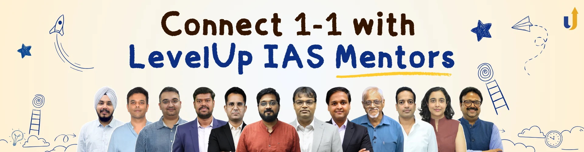 Connect 1-1 with LevelUp IAS Mentors — free one-to-one mentorship session for UPSC CSE aspirants