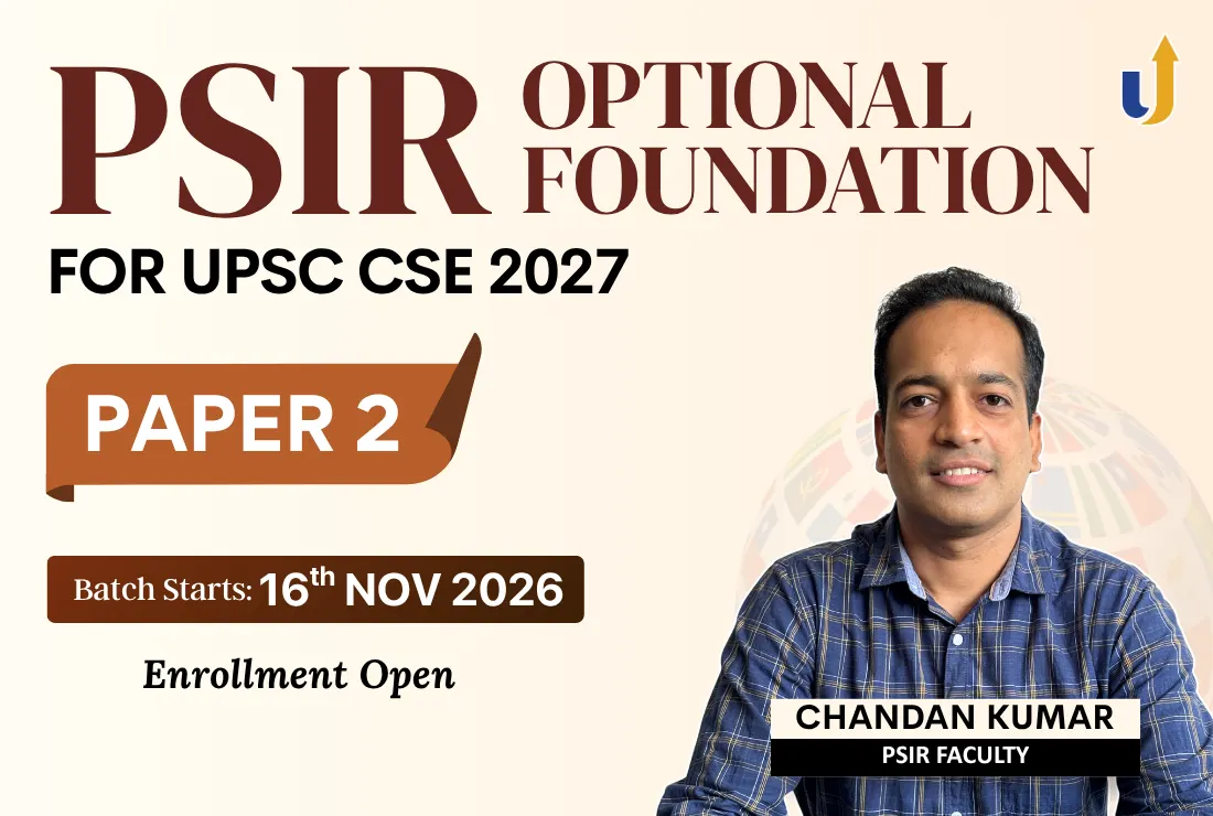 PSIR Optional Paper 2 Foundation 2027
