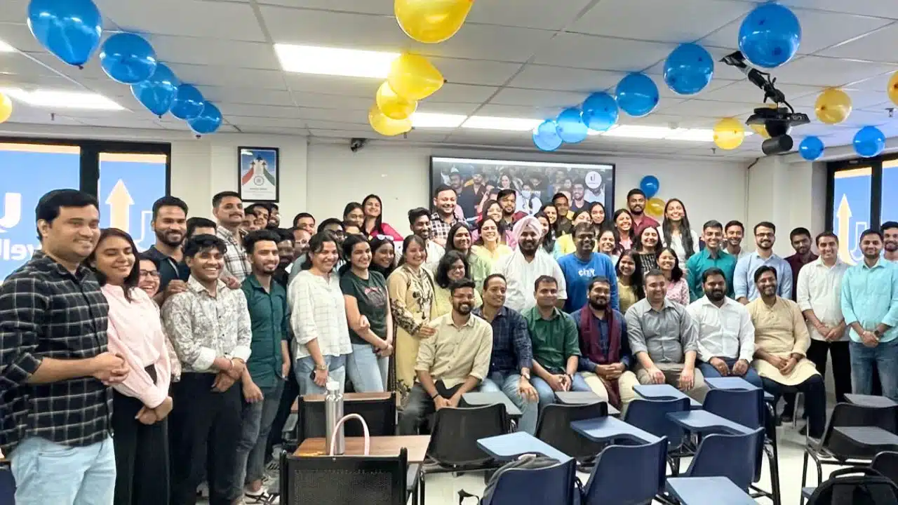 LevelUp IAS team gathered in a classroom