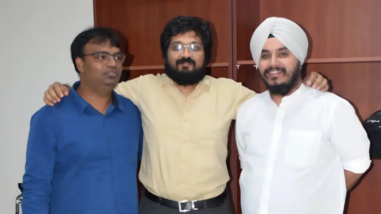 Three members of the LevelUp IAS team