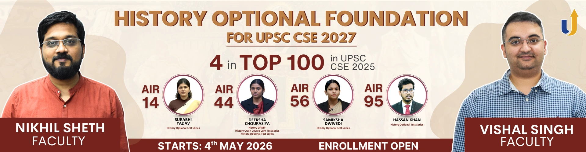 History Optional + GS Foundation Combo 2027 — banner