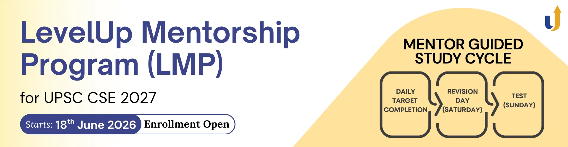 UPSC Mentorship Program at LevelUp IAS — banner
